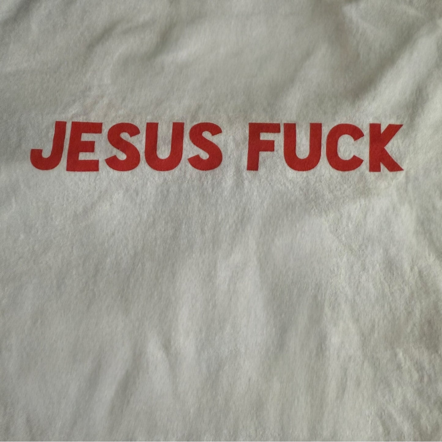 The Jesus And Mary Chain Band Jesus Fuck White T-Shirt Size S