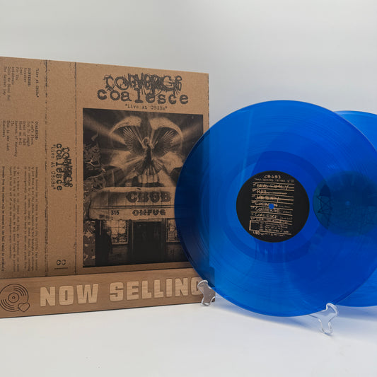 Converge & Coalesce - Live At CBGB's Vinyl LP Clear Blue