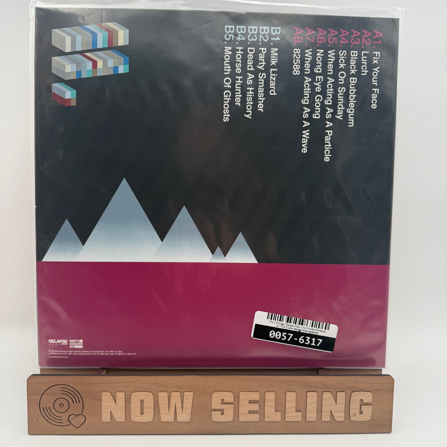 The Dillinger Escape Plan - Ire Works Vinyl LP Custom Tri-Color Merge
