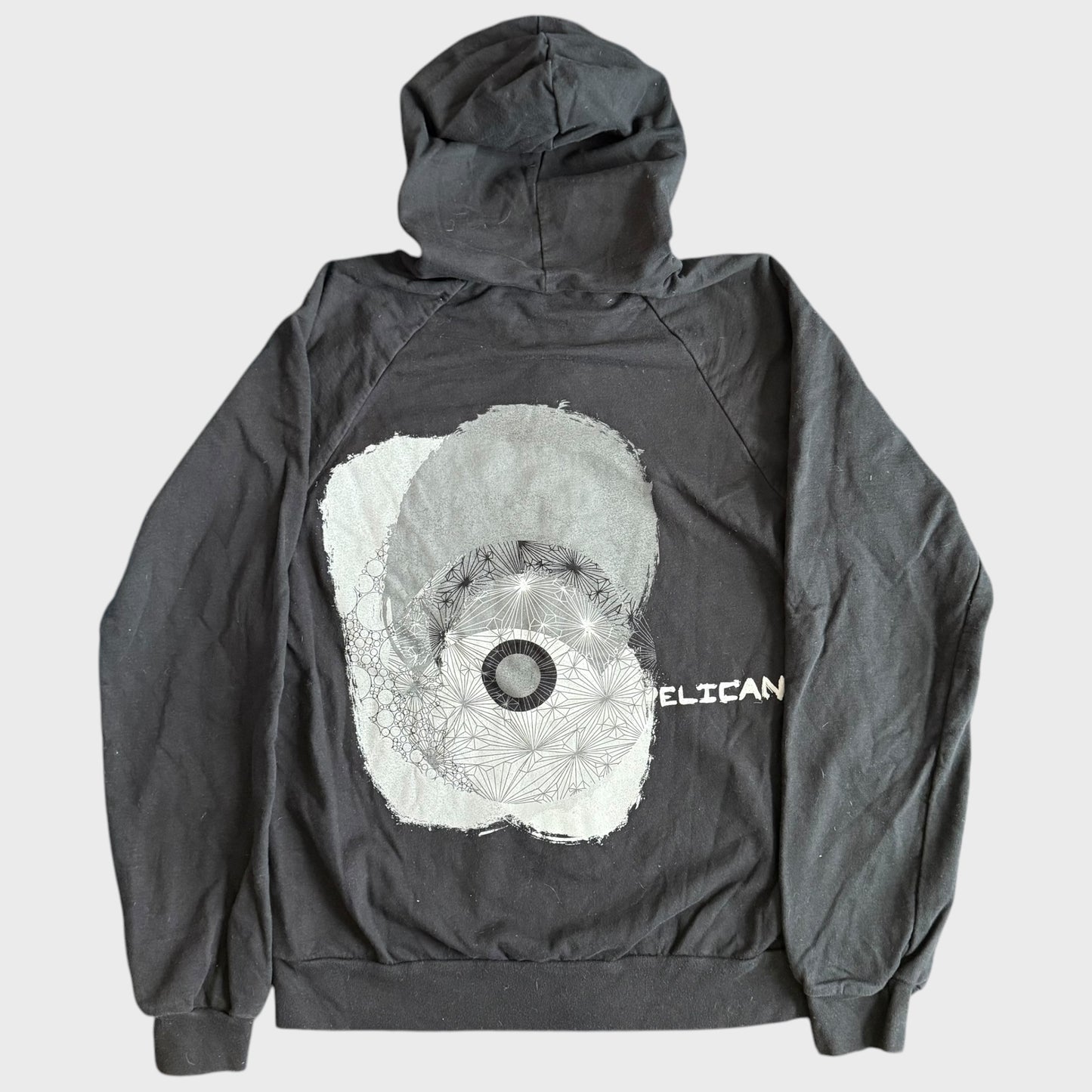 Pelican Band Geometic Zip Up Hoodie Size L American Apparel