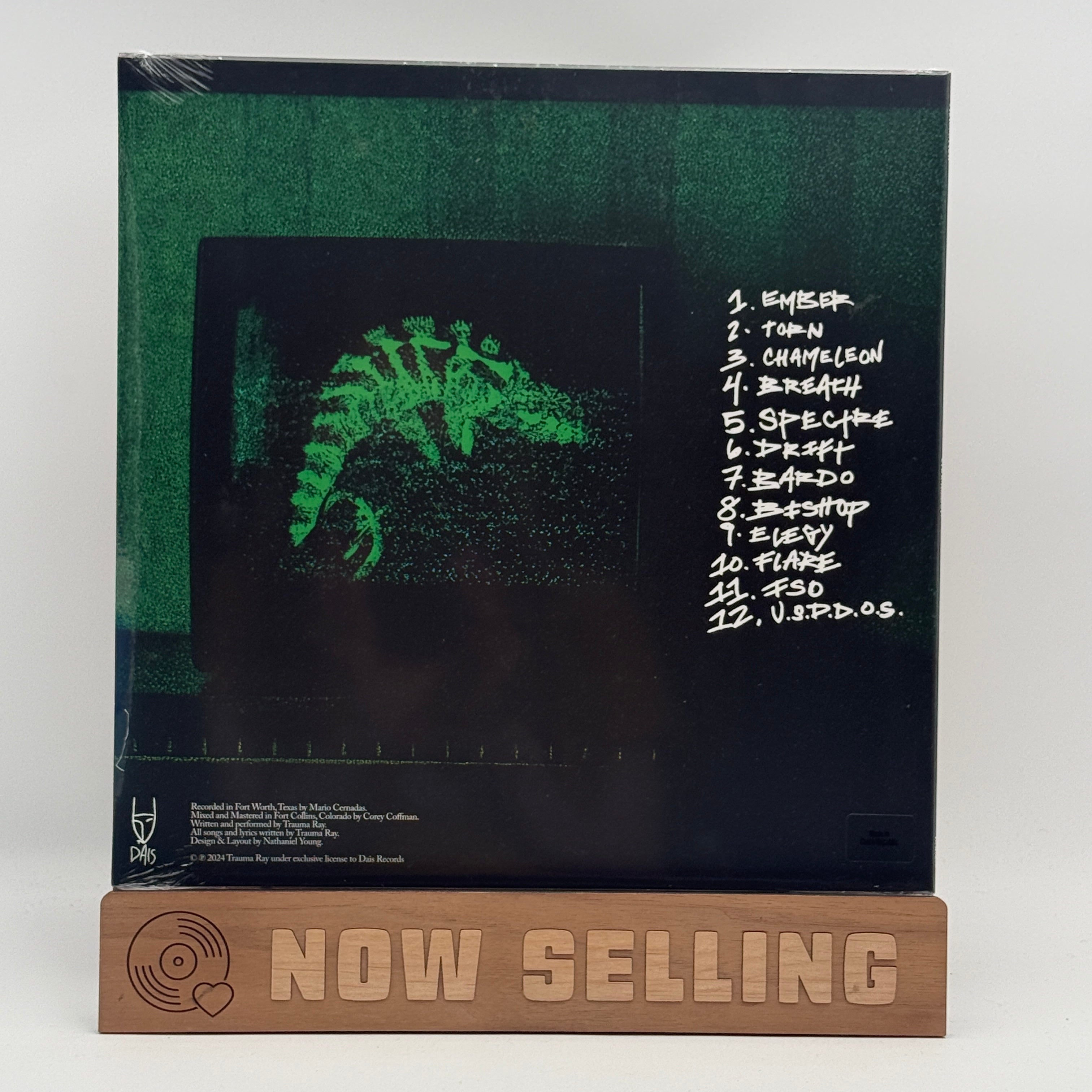 Trauma Ray - Chameleon Vinyl LP Cloudy Emerald Green SEALED