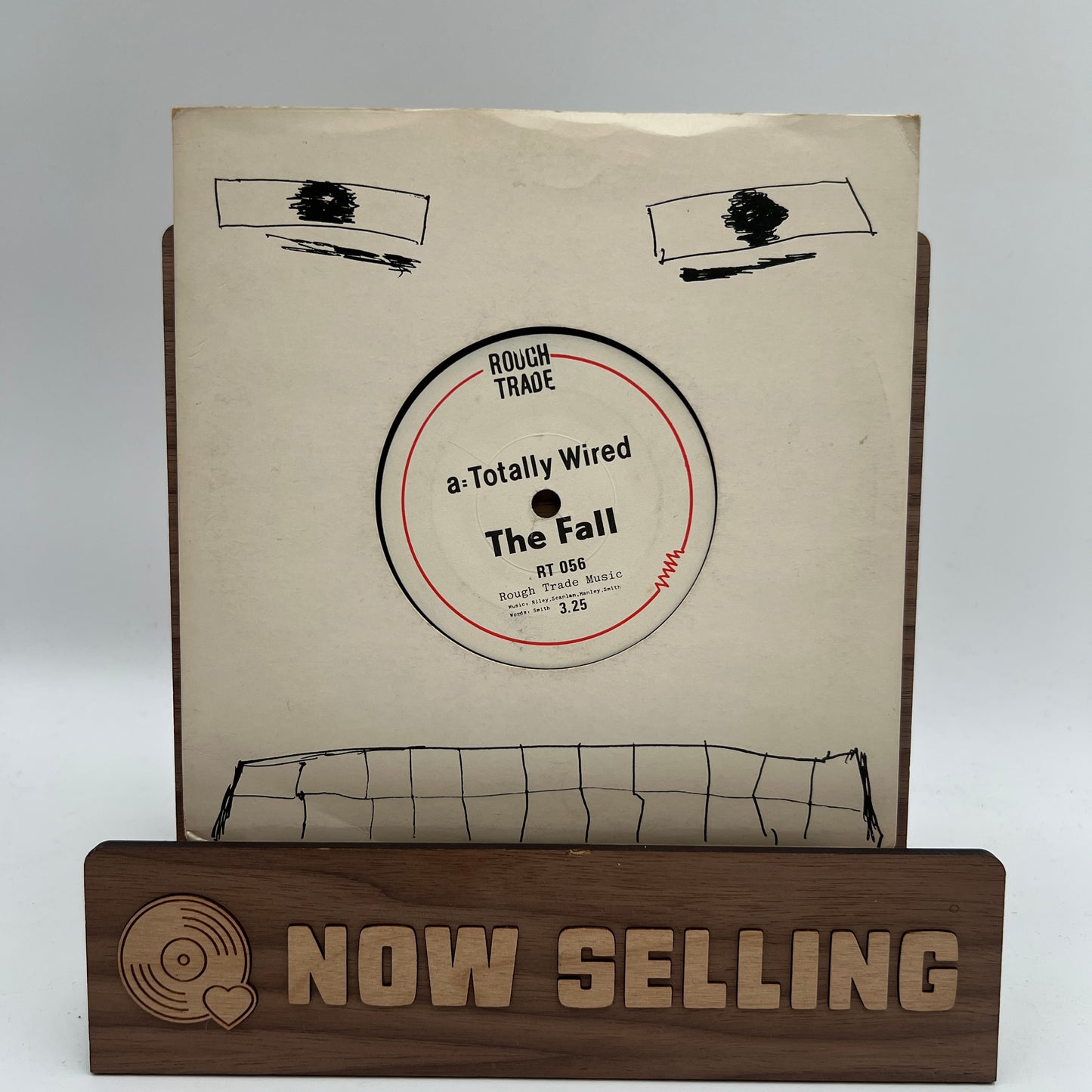 The Fall - Totally Wired Vinyl 7" Original 1st Press WEA West Drayton