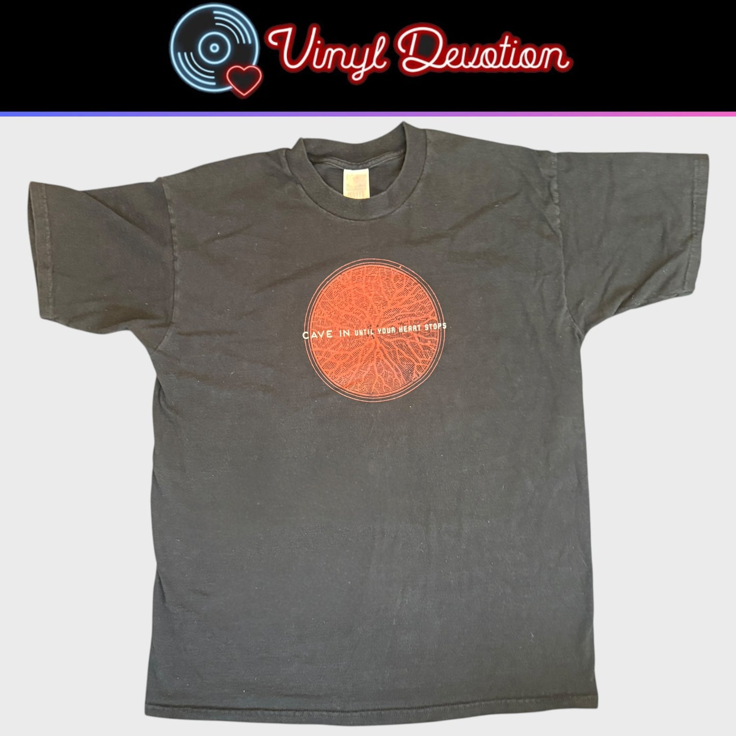 Cave In Band Until Your Heart Stops 1998 Vintage T-Shirt Size XL Converge Zozobra
