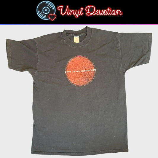 Cave In Band Until Your Heart Stops 1998 Vintage T-Shirt Size XL Converge Zozobra