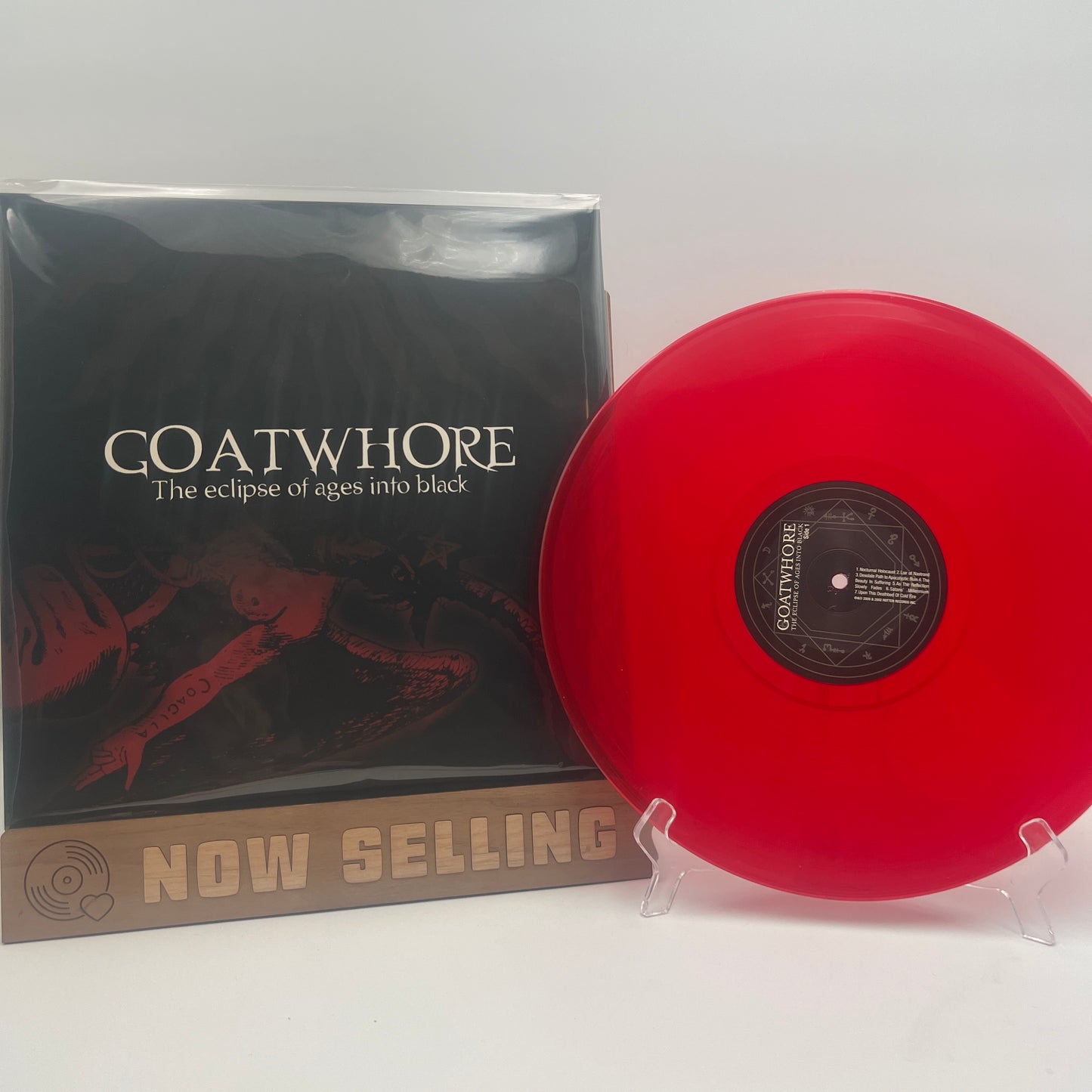 Goatwhore - The Eclipse Of Ages Into Black Vinyl LP Clear Red