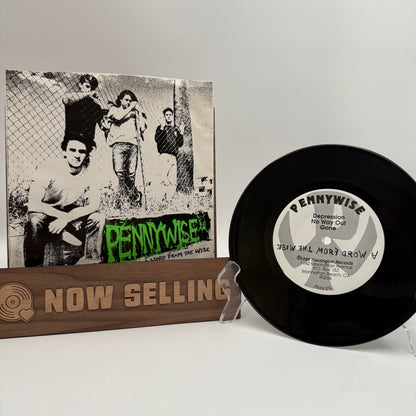 Pennywise - A Word From The Wise Vinyl 7" Original 1st Press Green & White Cover