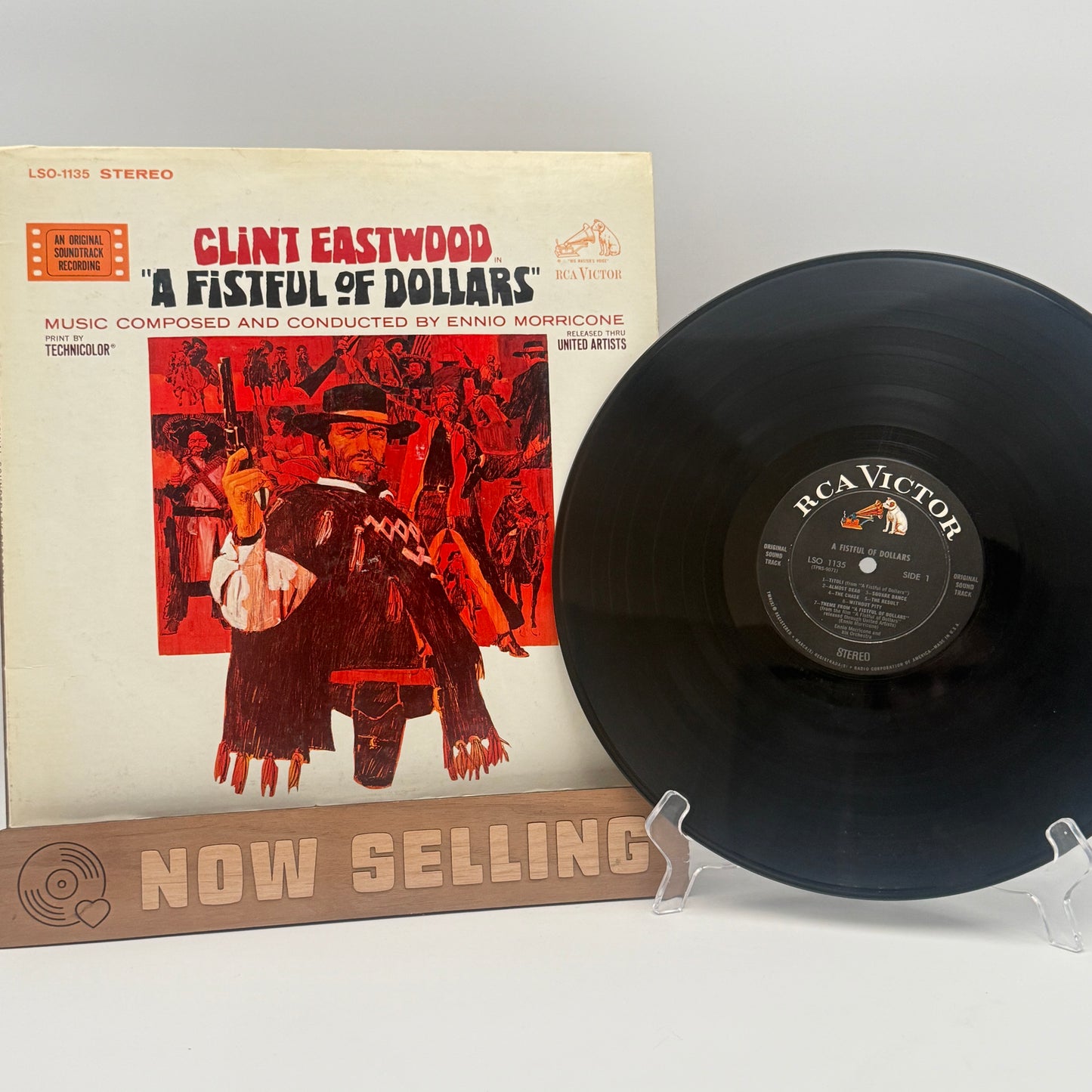 A Fistful Of Dollars Soundtrack Vinyl LP Original 1st Press Ennio Morricone Clint Eastwood