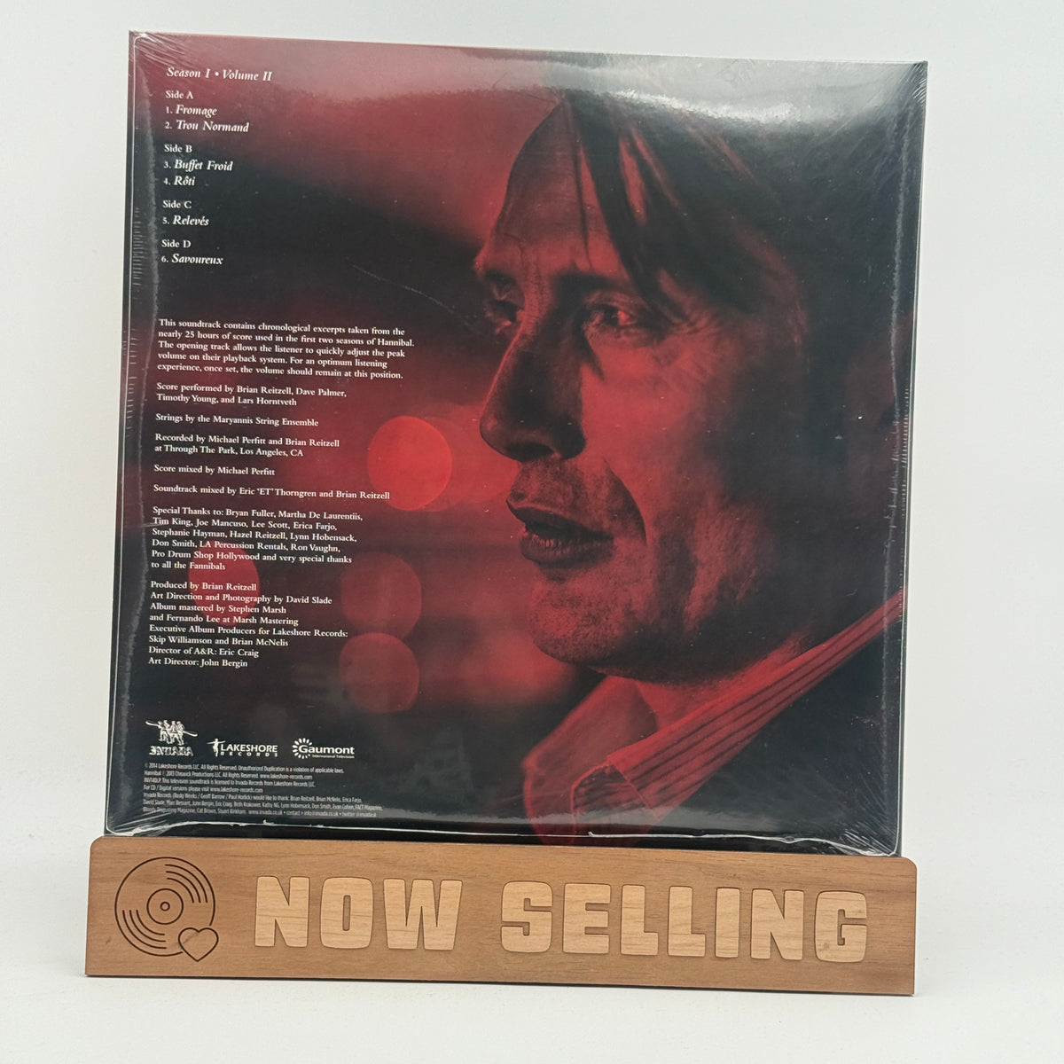 Hannibal: Season I - Volume II Soundtrack Vinyl LP Amarone Grape SEALED Brian Reitzell