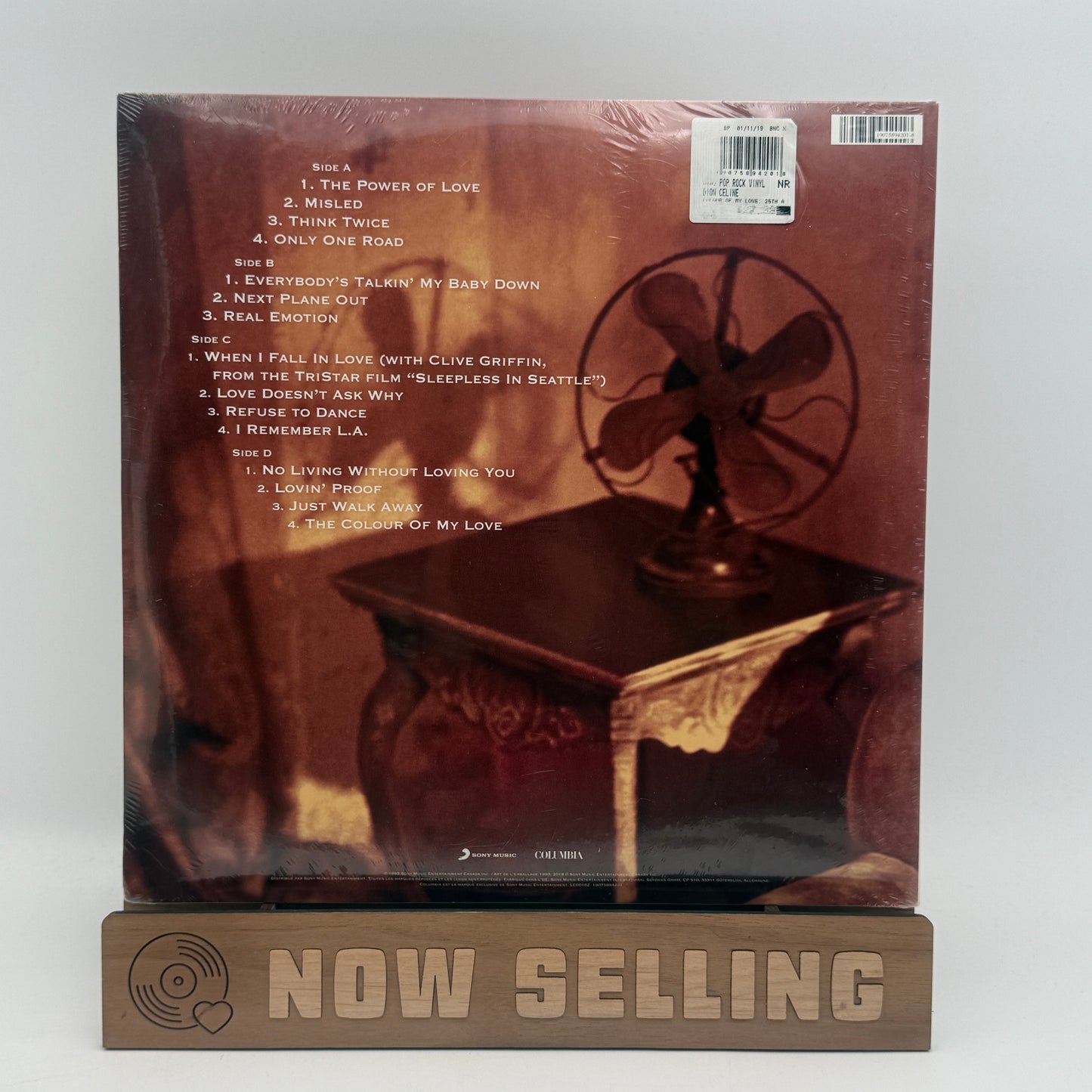 Celine Dion - The Colour Of My Love Vinyl LP Turquoise SEALED