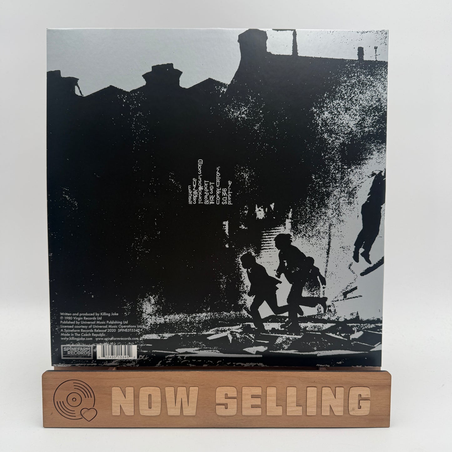 Killing Joke - Killing Joke Self Titled Vinyl LP Reissue Black & Clear Half & Half [DING]