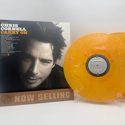 Chris Cornell - Carry On Vinyl LP Reissue Yellow Orange Heliacal Sun IVC Soundgarden