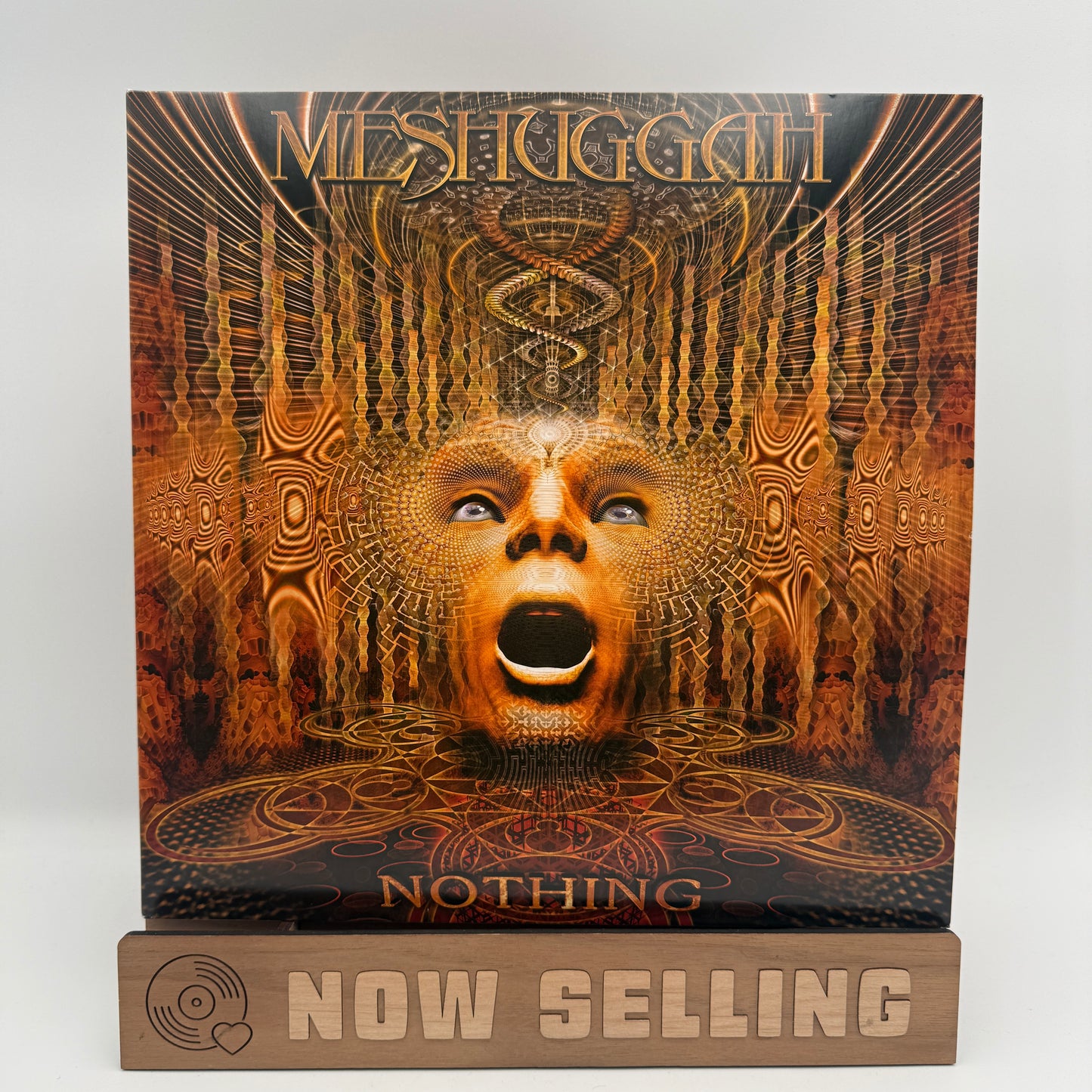 Meshuggah - Nothing Vinyl LP Alt Cover Reissue Brown / Orange Swirl