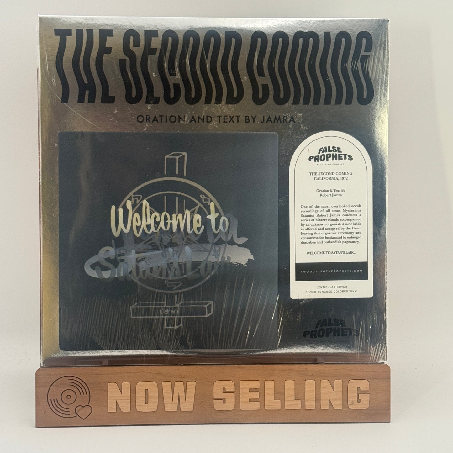 Robert Jamra - The Second Coming Vinyl LP Silver SEALED Occult False Prophets