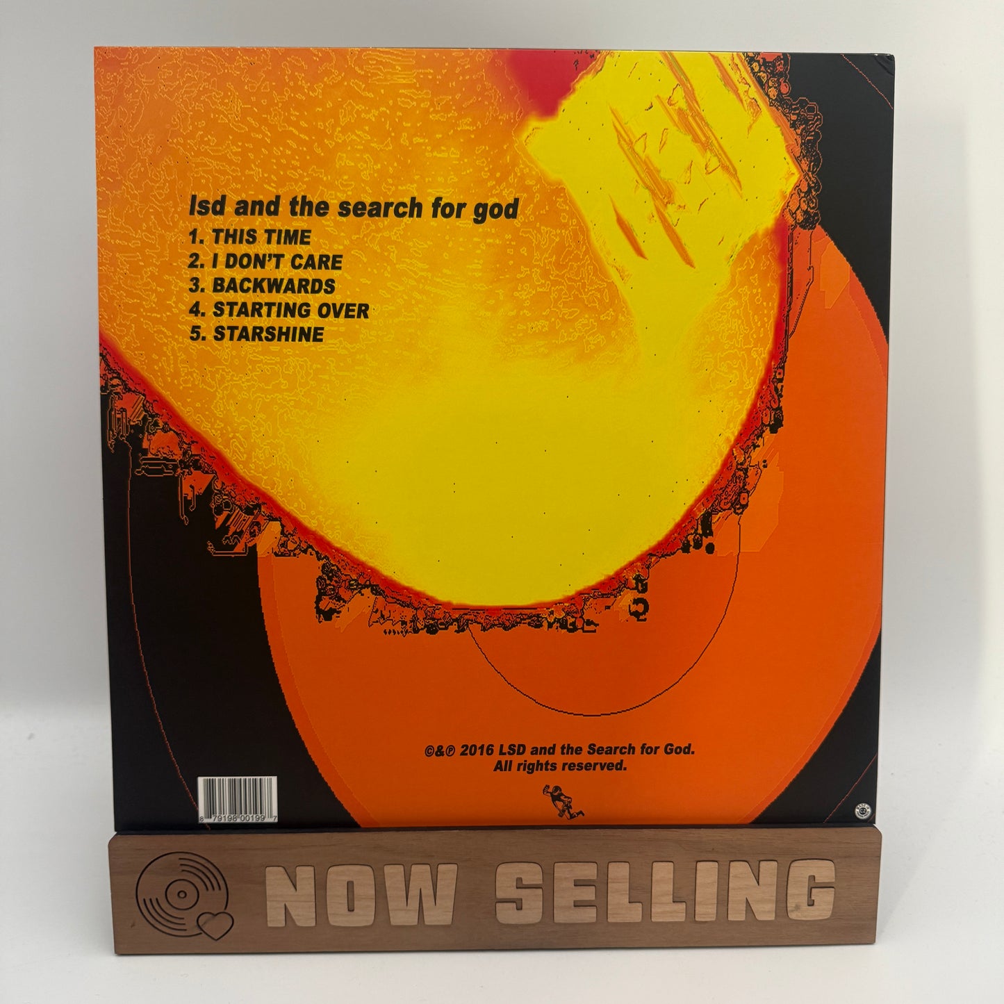 LSD And The Search For God - Self Titled Vinyl LP 2nd Press Orange Transparent DS001