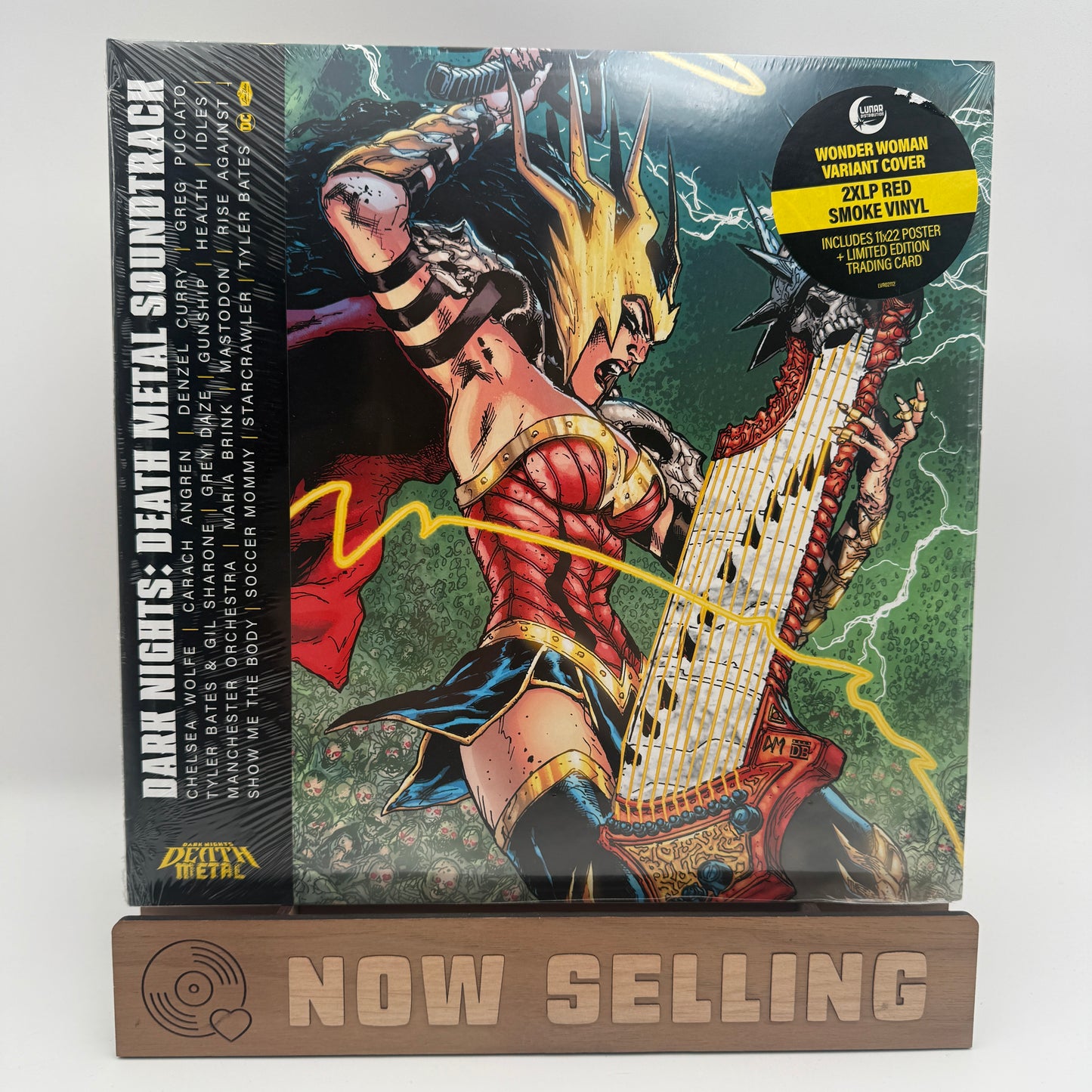 Dark Nights: Death Metal Soundtrack Vinyl LP Red Smoke SEALED Mastodon Chelsea Wolfe