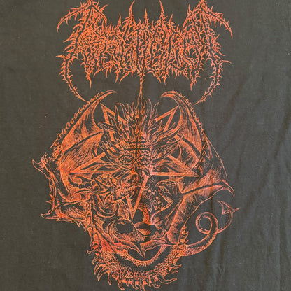 Pseudogod Band Pentagram Serpent T-Shirt Size XL
