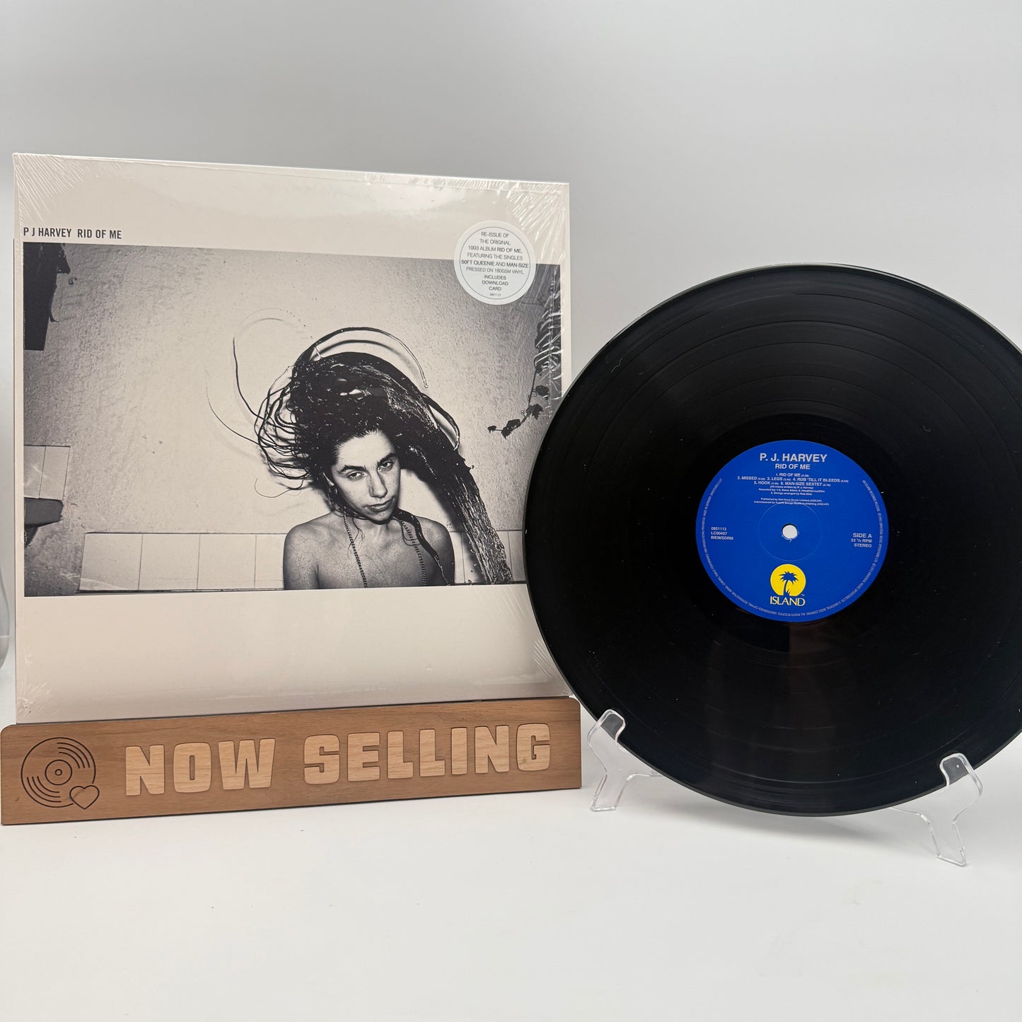 PJ Harvey - Rid Of Me Vinyl LP 180 Gram Reissue SIGNED Insert
