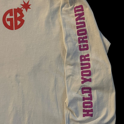 Gorilla Biscuits x The Hundreds White Long Sleeve T-Shirt Size XL NYHC