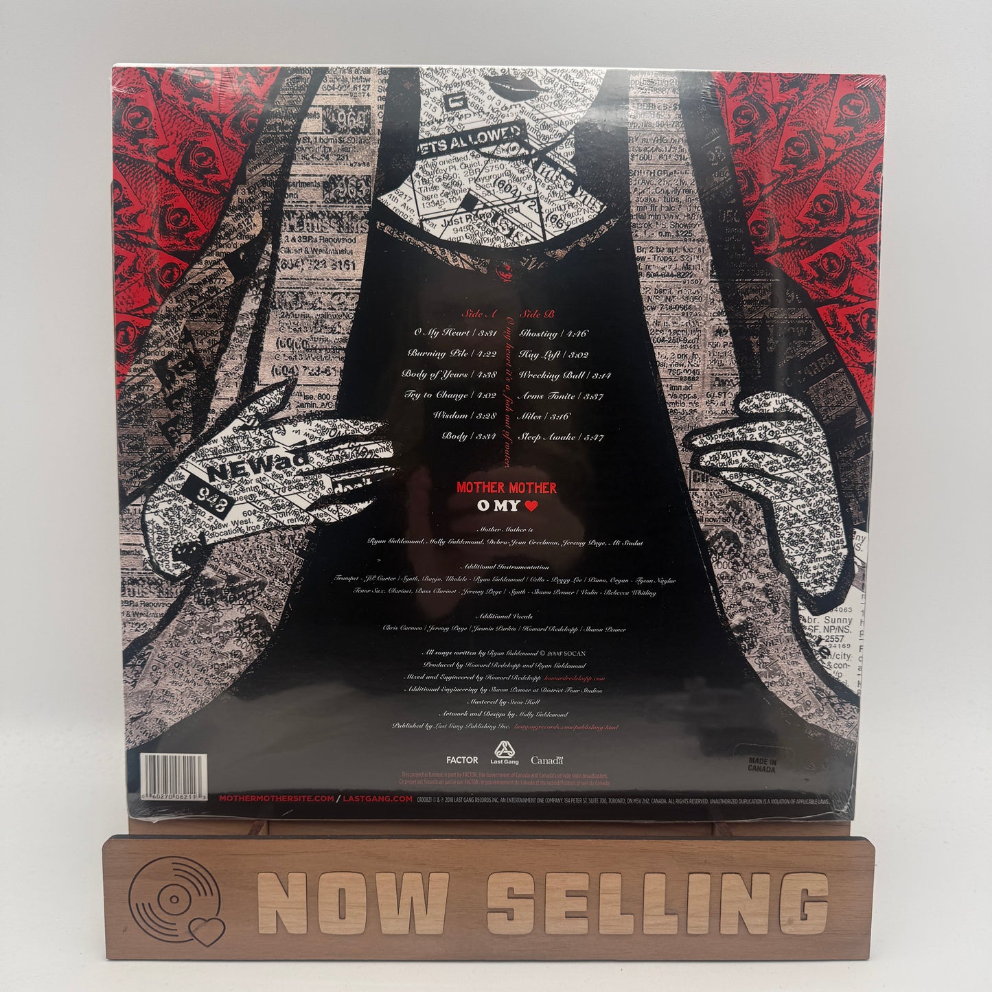 Mother Mother - O My Heart Vinyl LP Black SEALED