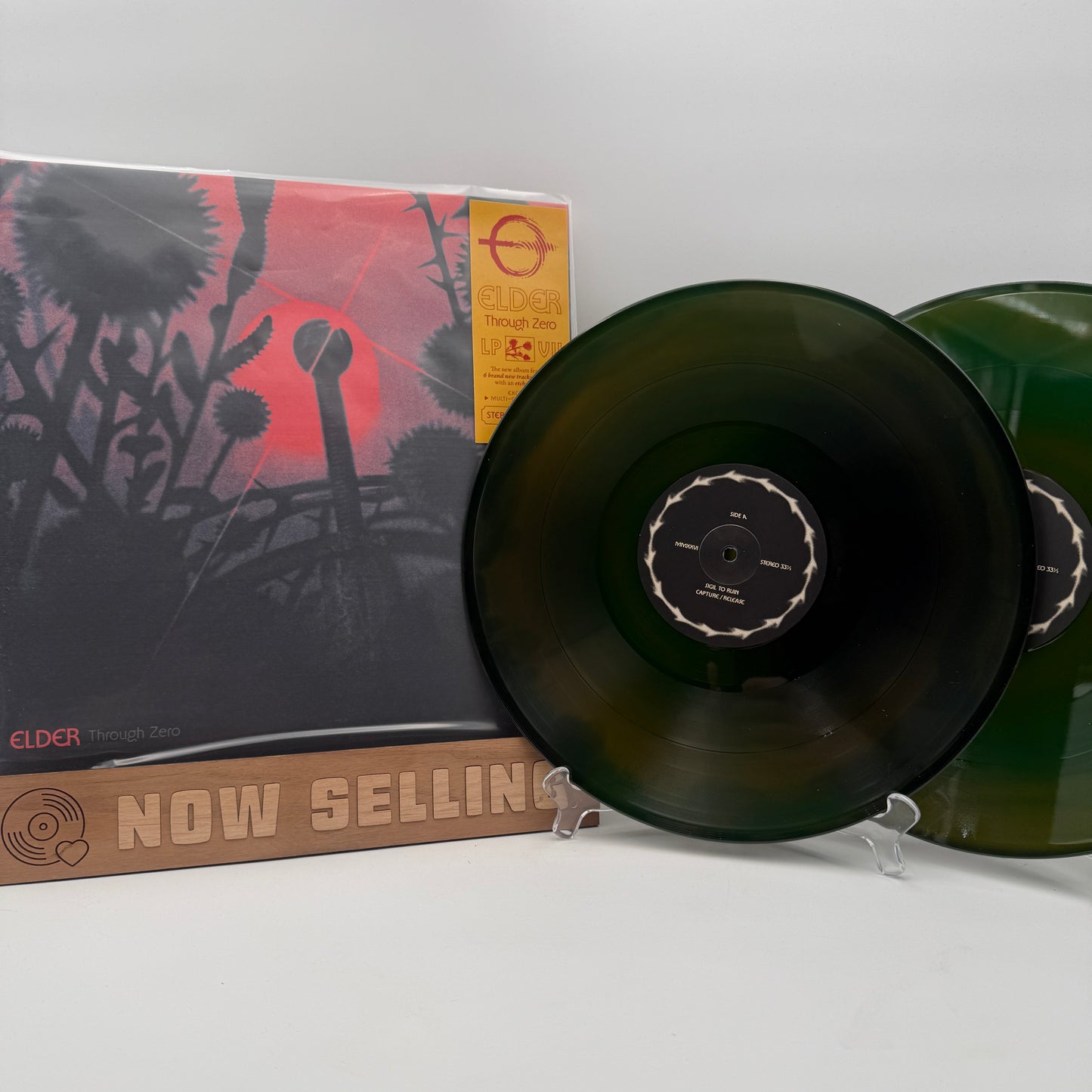 Elder - Through Zero Vinyl LP Green / Orange Merge Multi-Colored Indie Exclusive