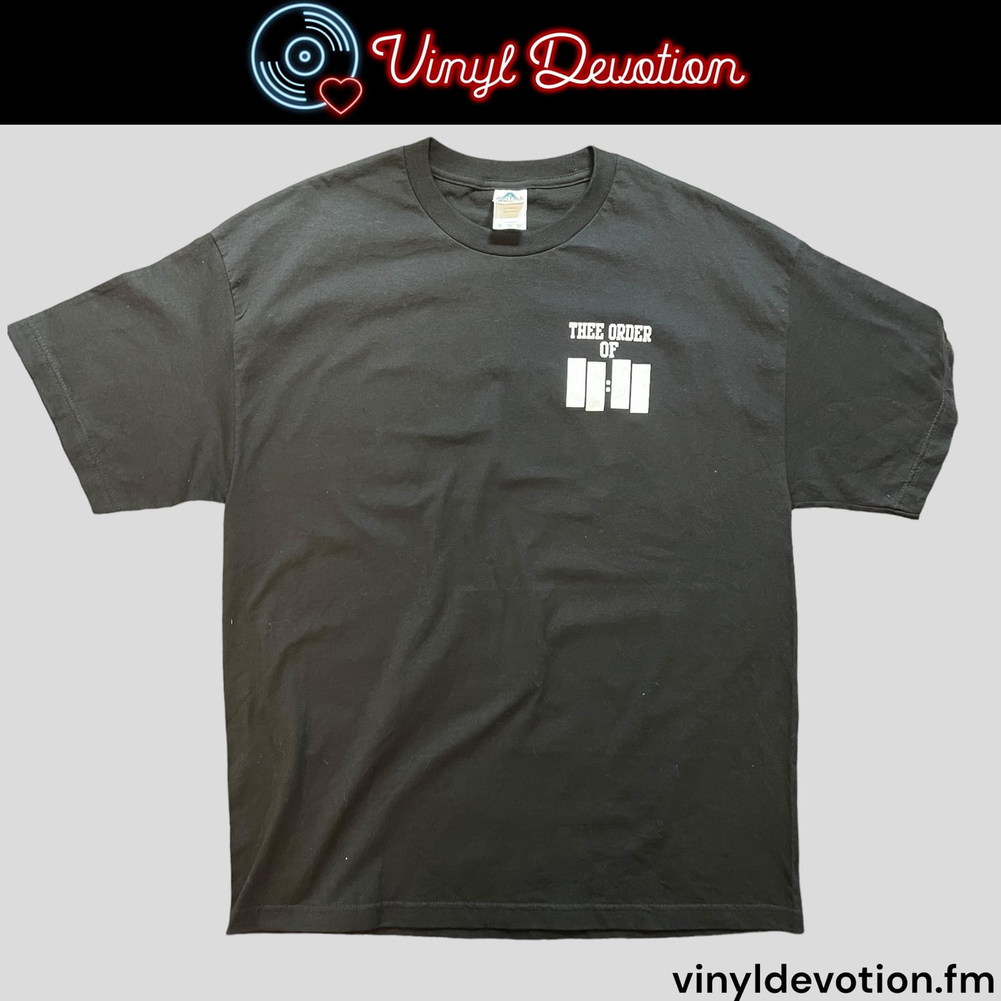 Thee Order Of Black Flag Band T-Shirt Size XL