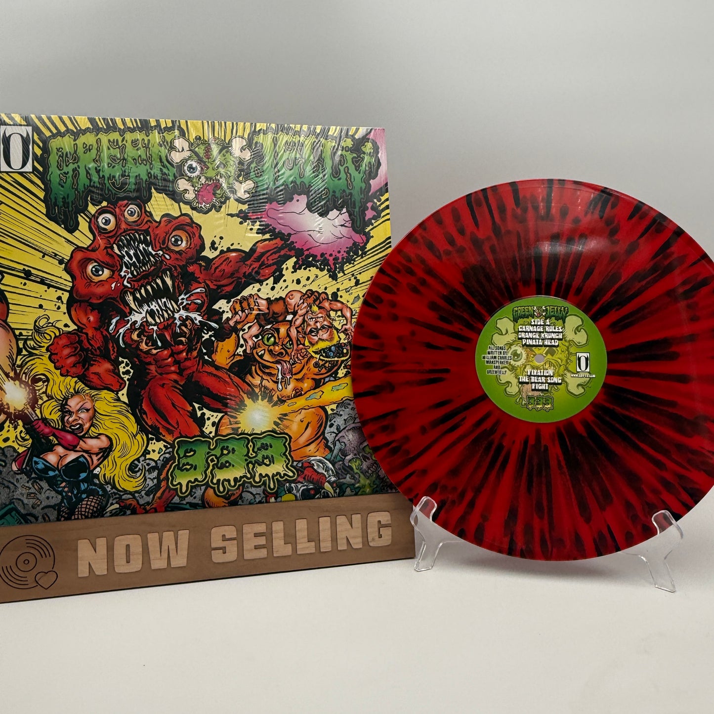 Green Jelly - 333 Vinyl LP Reissue Red w/ Black Splatter RSD 2021