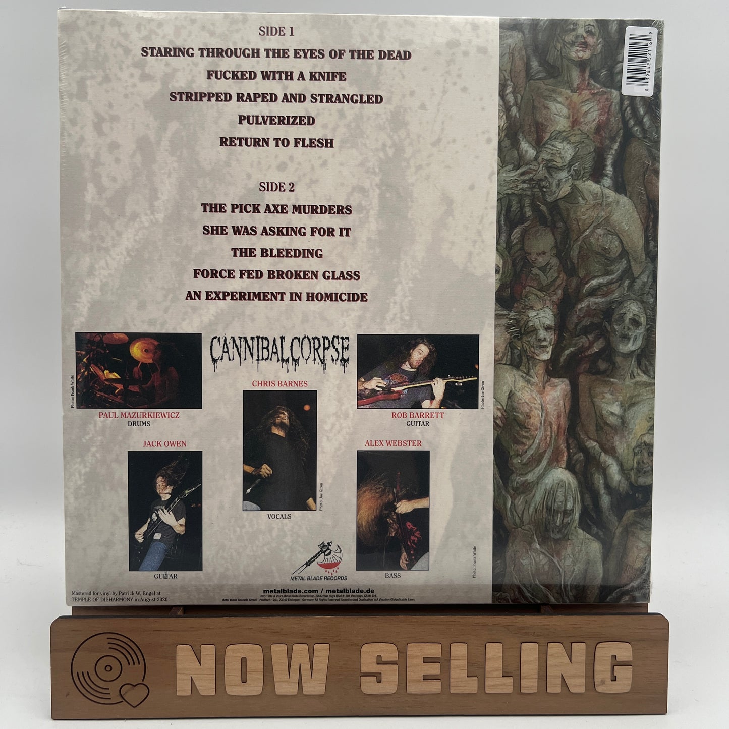Cannibal Corpse - The Bleeding Vinyl LP Coke Bottle Clear w/ Red Splatter SEALED