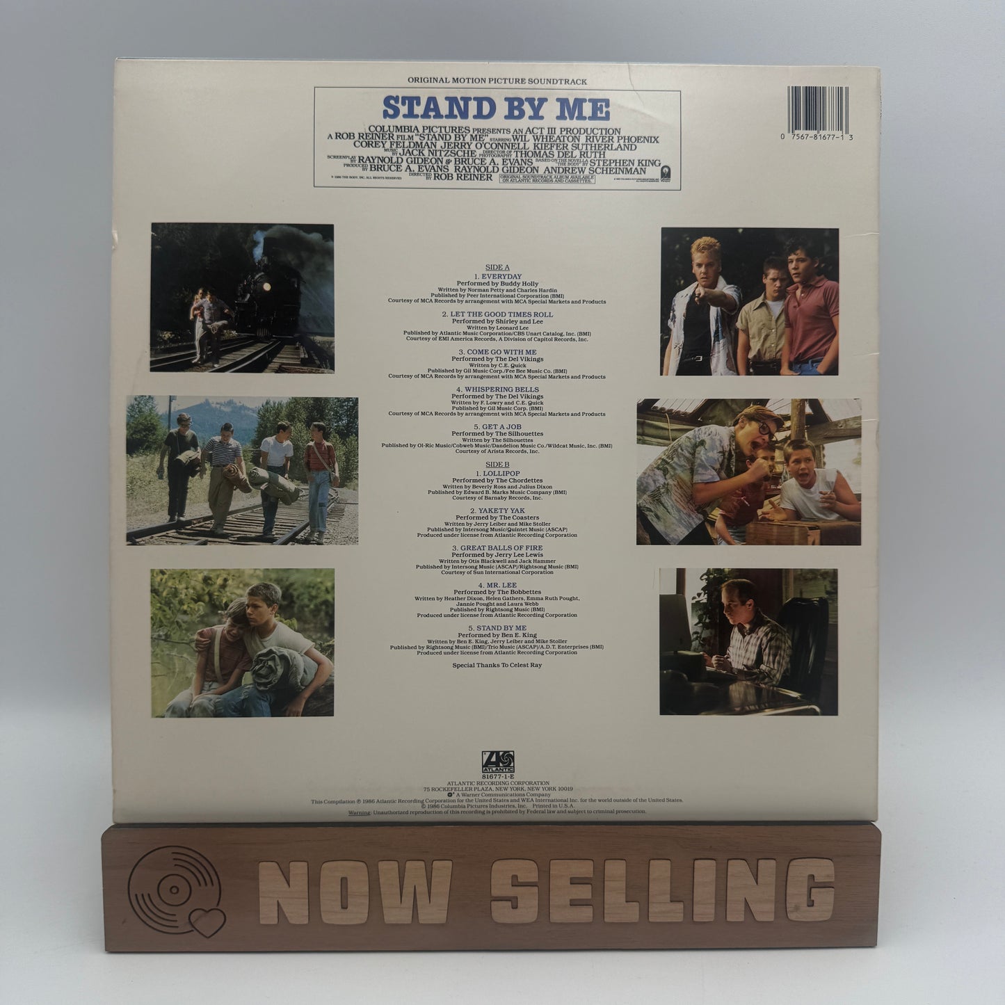 Stand By Me Soundtrack Vinyl LP Original 1st Press Buddy Holly Ben E. King Jerry Lee Lewis