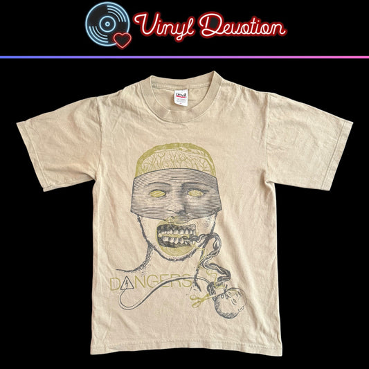 Dangers Hardcore Band Head Baby Tan T-Shirt Size S Graf Orlock