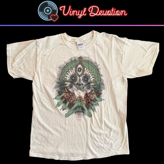 Clouds Band We Are Above You Fingers White T-Shirt Size L Converge Cave In American Nightmare