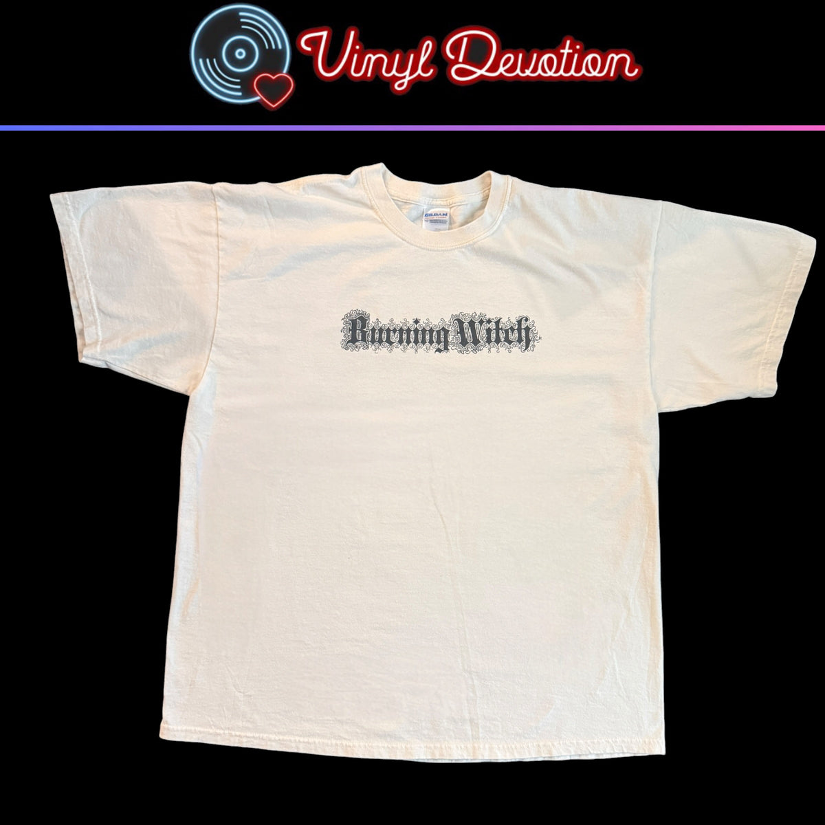 Burning Witch Band Vintage White T-Shirt Size XL Sunn O))) Khanate Goatsnake Asva