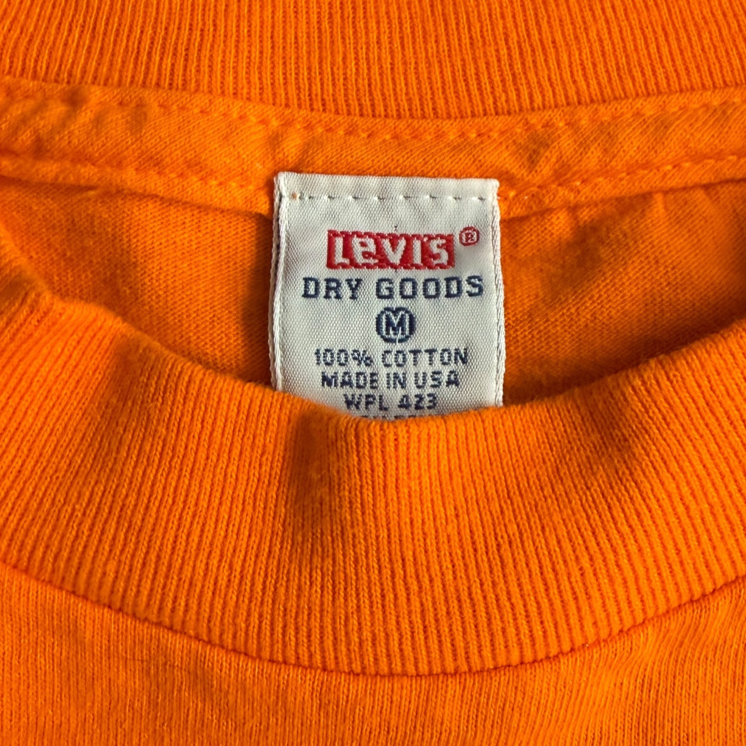 Pepe Deluxe Band Super Sound Vintage Orange T-Shirt Size M Slim