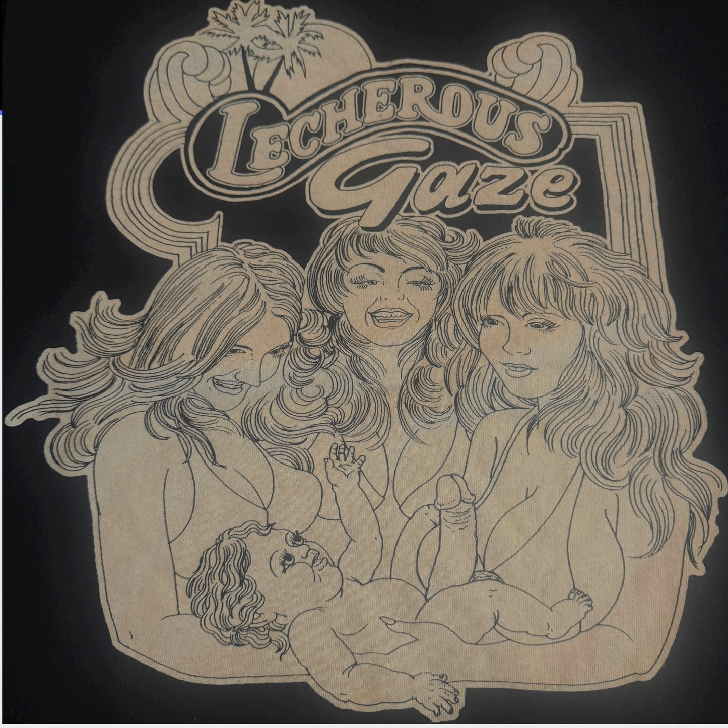 Lecherous Gaze Band Self Titled T-Shirt Size M Lifes Halt Annihilation Time