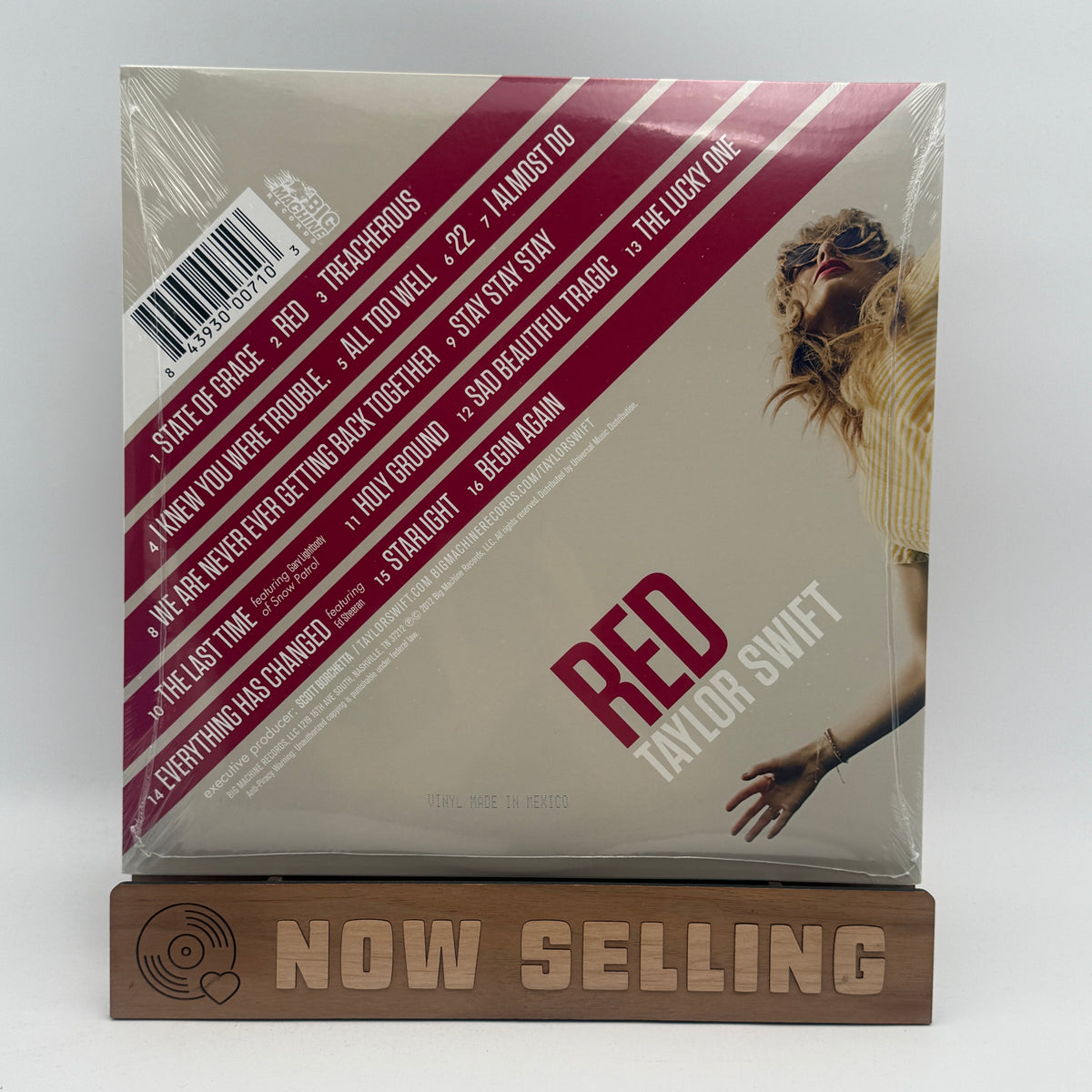 Taylor Swift - Red Vinyl LP Reissue SEALED