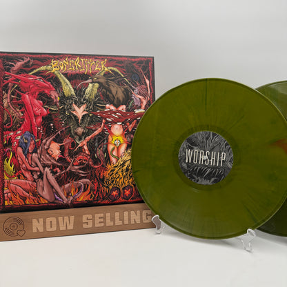 Bongripper - Satan Worshipping Doom Vinyl LP 2018 Original Mix Camo Green