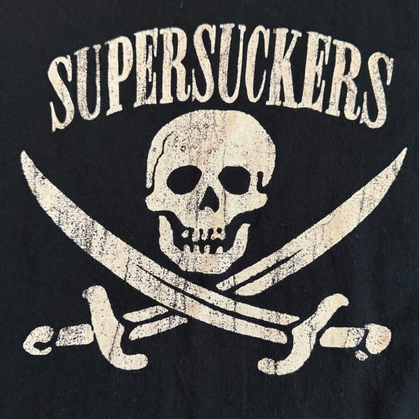 Supersuckers Band Jolly Roger - Skull & Crossbones T-Shirt Size Large