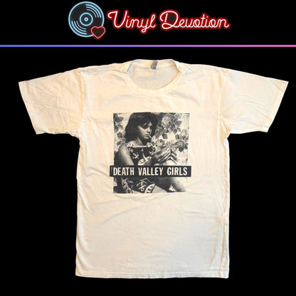 Death Valley Girls Band Cigarette Girl White T-Shirt Size S