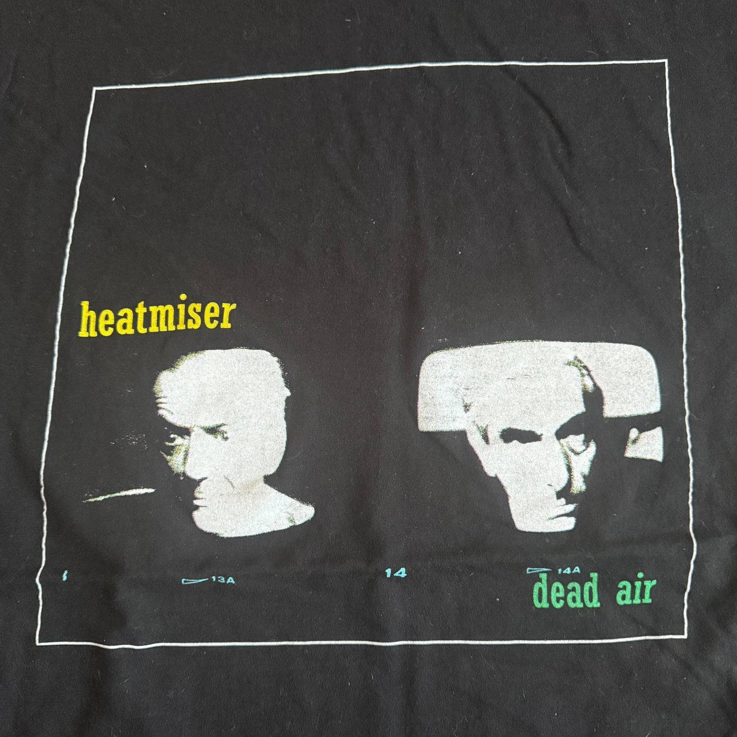 Heatmiser Band Dead Air T-Shirt Size L Elliott Smith