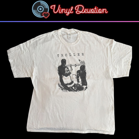Troller Band White T-Shirt Size XXL Darkwave