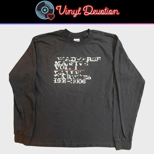 Dalek Band Deadverse Massive Vol 1 Vintage Long Sleeve T-Shirt Size L Dälek This Immortal Coil