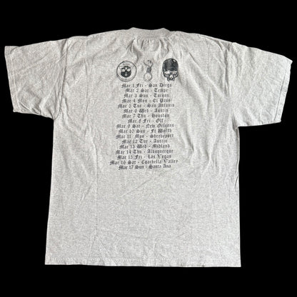 ACxDC / Antichrist Demoncore Band 2013 Tour Gray T-Shirt Size XL