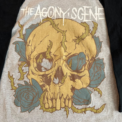 The Agony Scene Band Get Damned Raglan T-Shirt Size L