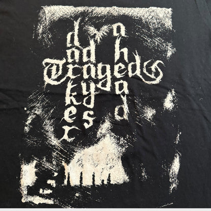 Tragedy Band Darker Days Ahead T-Shirt Size L His Hero Is Gone