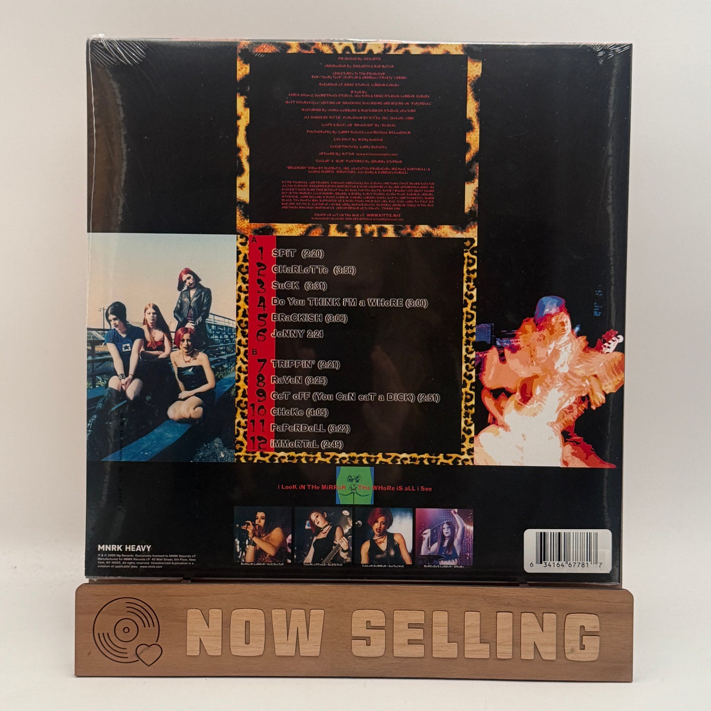 Kittie - Spit Vinyl LP Reissue Metallic Silver SEALED