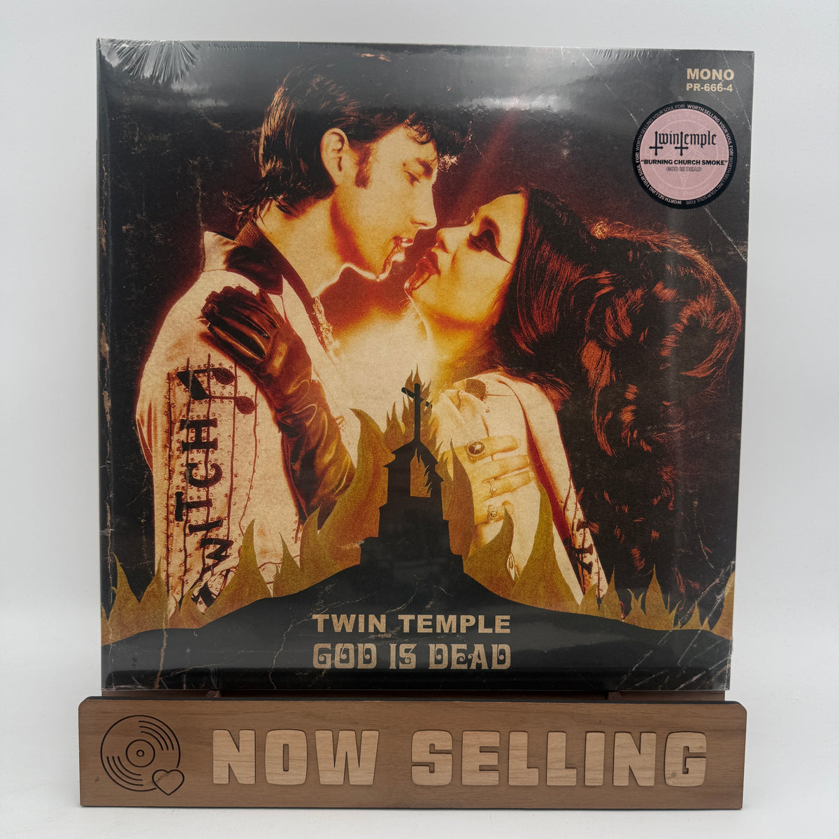 Twin Temple - God Is Dead Vinyl LP Burning Church Smoke SEALED LTD 300