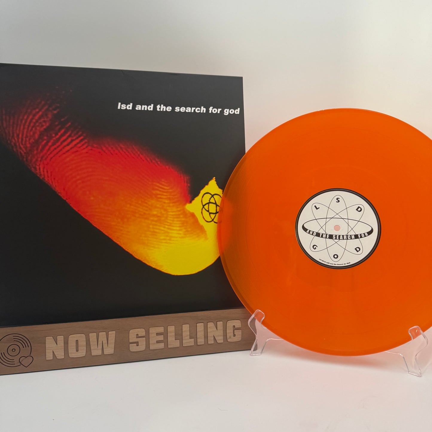 LSD And The Search For God - Self Titled Vinyl LP 2nd Press Orange Transparent DS001