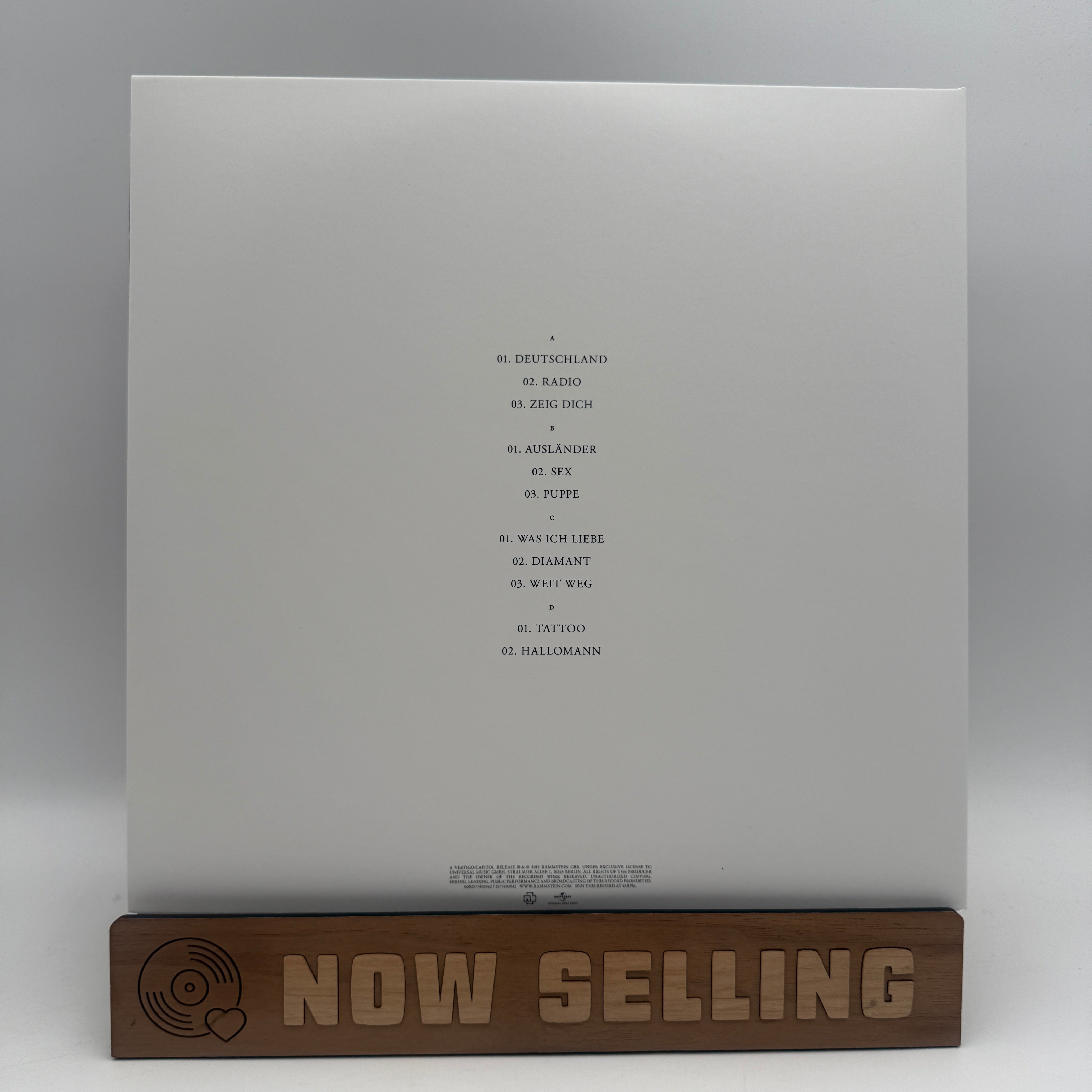 欧2LP Rammstein Untitled 0602577493942 Universal Music Grou /00660 Rammstein - Rammstein / Untitled / Self Titled Vinyl LP Reissue