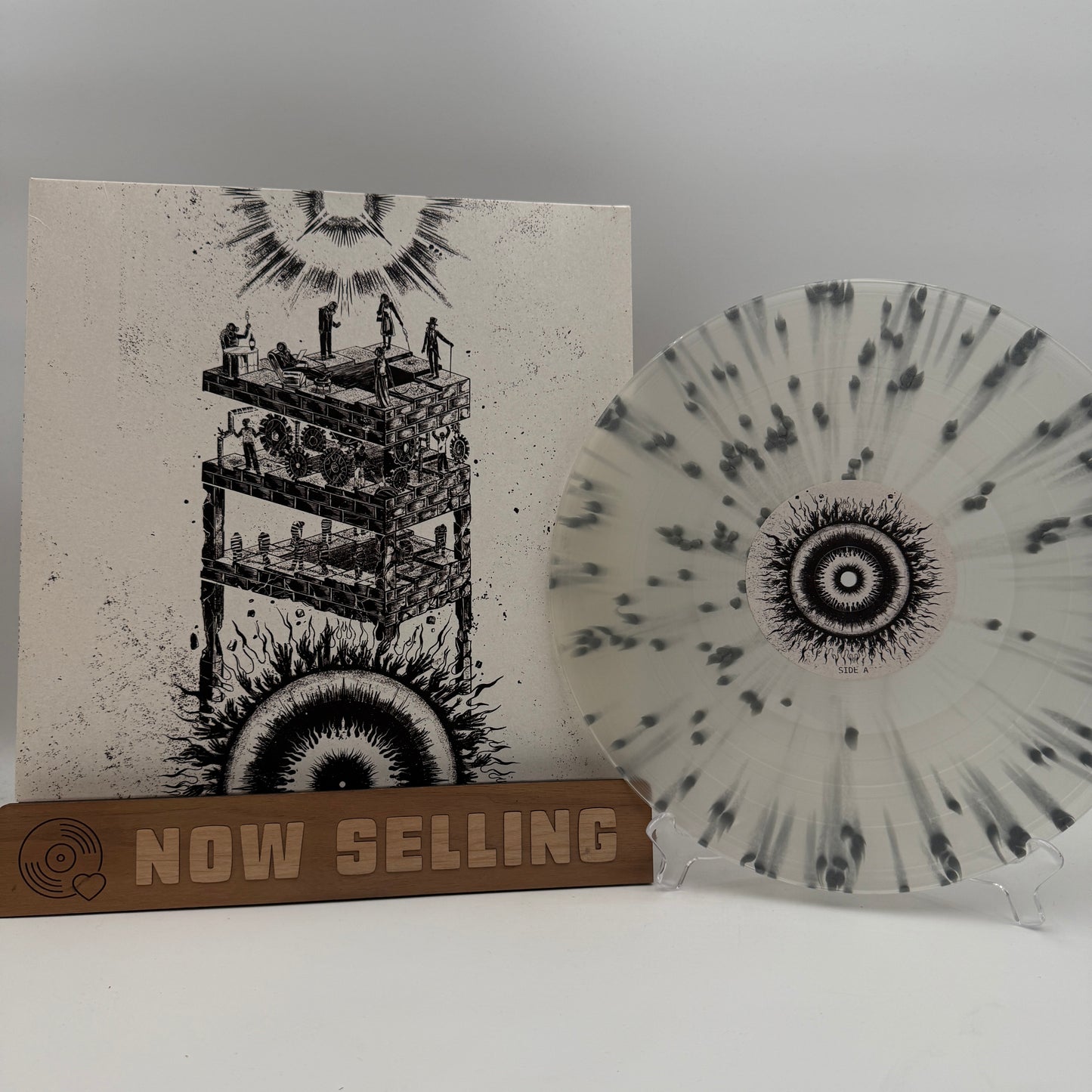 Consumer Culture - The Future is a Pile of Bodies Vinyl LP Cloudy Clear Silver Splatter