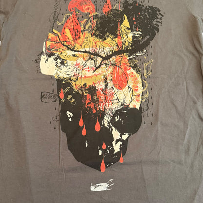 Robotic Empire x Hydra Head Robotic Boot Seldon Hunt Dark Gray T-Shirt Size M