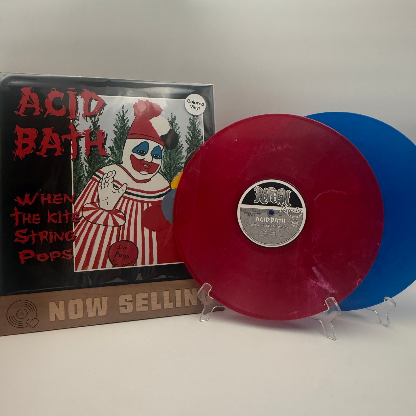Acid Bath - When The Kite String Pops Vinyl LP 180 Gram Red Swirl / Blue Swirl